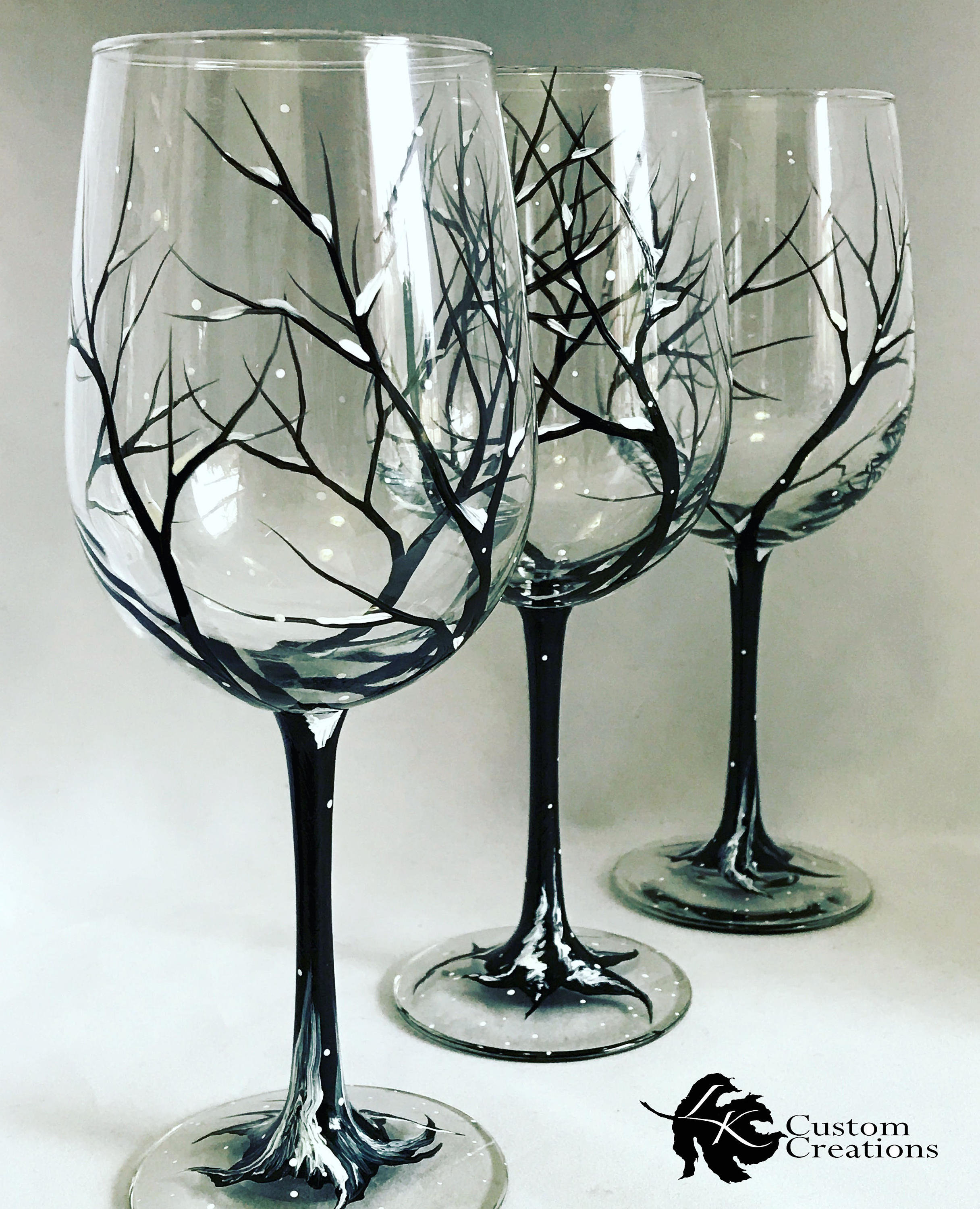 rustic wine glasses Final Touch main image 0