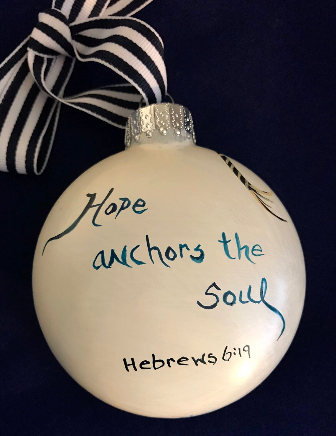 Anchor Ornament Nautical Holiday Christmas Tree Decoration Etsy