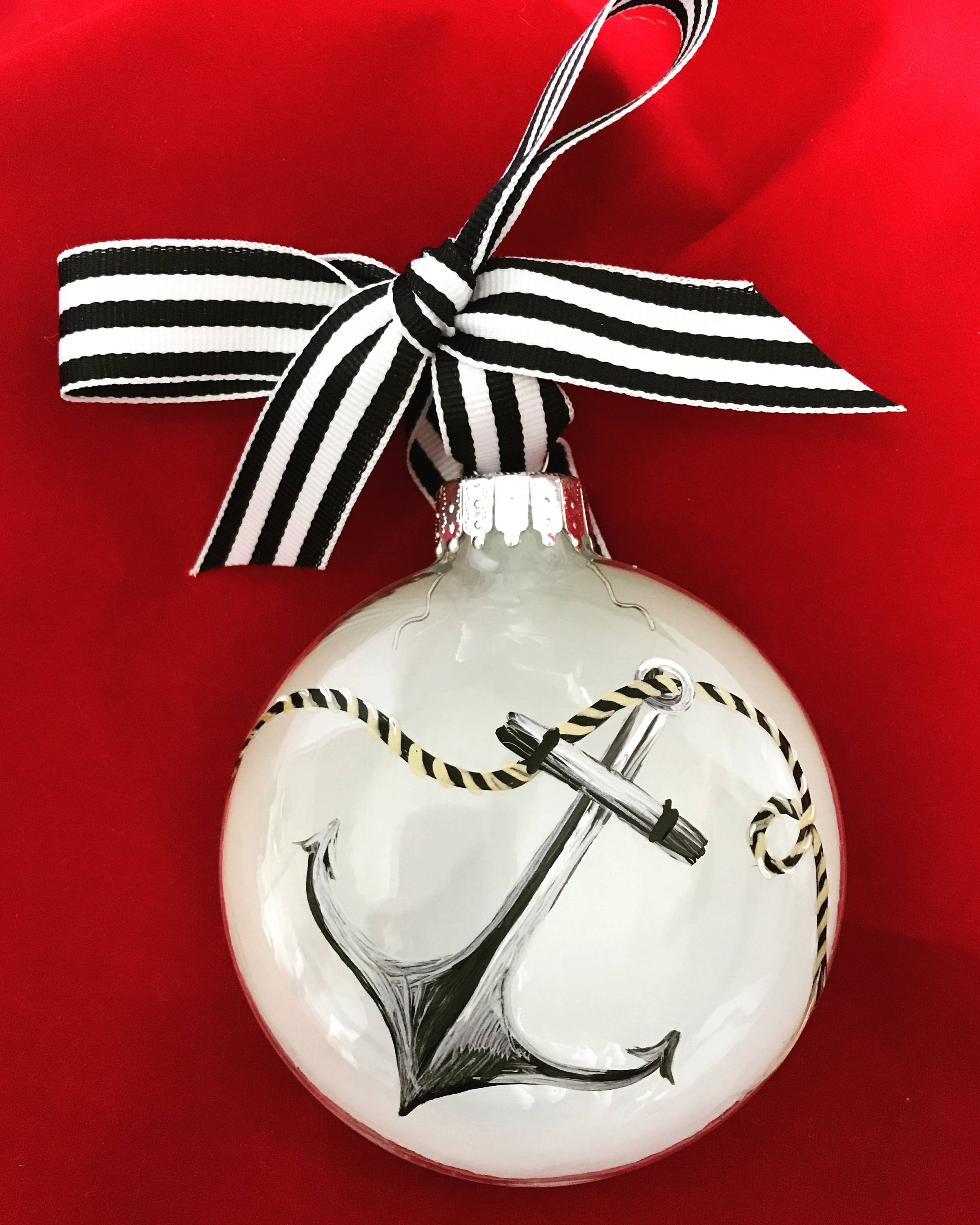 Anchor Ornament Nautical Holiday Christmas Tree Decoration Etsy