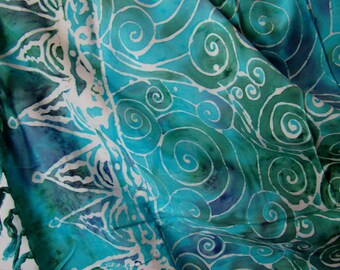 Gorgeous big sarong in premium quality , turquoise