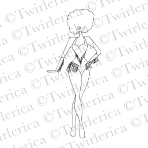 PNG Majorette Fringe Costume Printable File Design for Digital Download Print Your Own Stickers Shirts Mugs Gifts Baton Twirlers HBCU Dancer