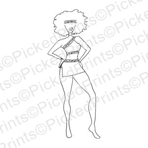 PNG Majorette Sequin Headband Costume Printable File Design for Digital Download Print Your Own Stickers Gifts Baton Twirler HBCU Dancer