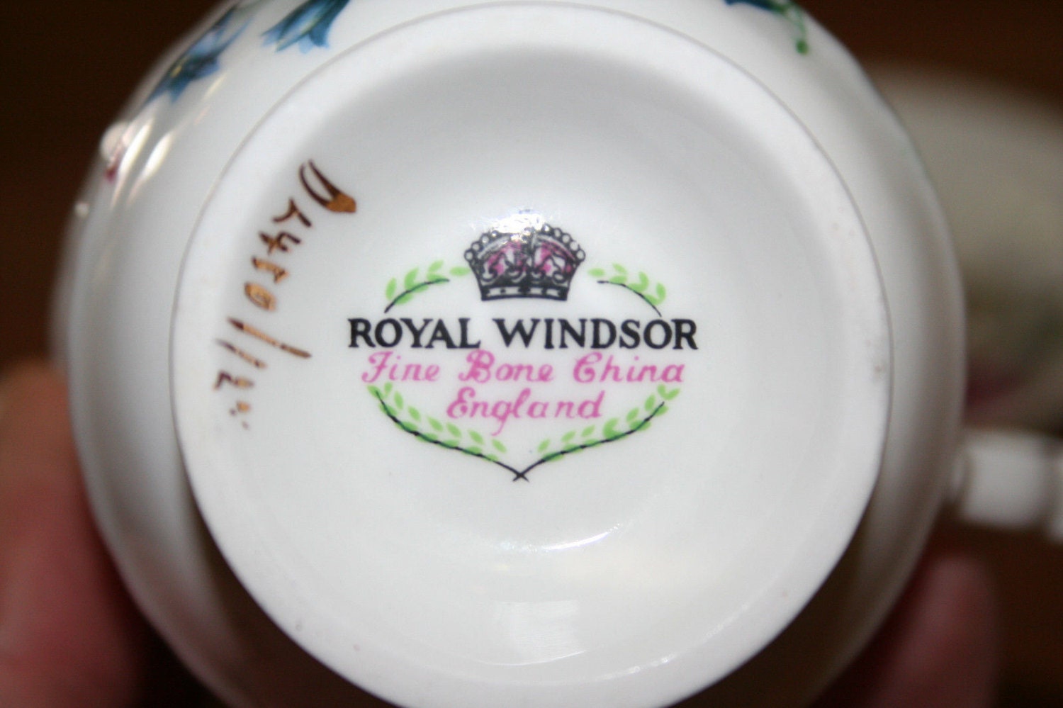 Royal Windsor Teacup and Saucer Fine Bone China England Etsy