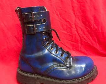 steel toe tanker boots