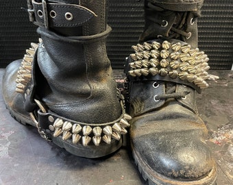 Bootstraps Boot Harness Handmade Genuine Leather Punk