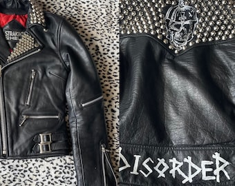 straight to hell leather jacket