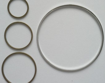 Fine Metal Rings for Dorset Buttons
