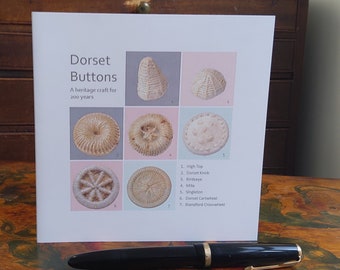 Dorset Button Greeting Card -  with Images of Original Dorset Buttons from My Collection