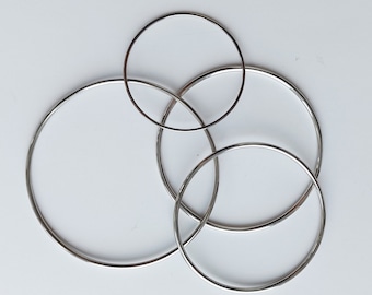 Bangle Stainless-Steel rings for making Dorset Buttons (58mm - 72mm)
