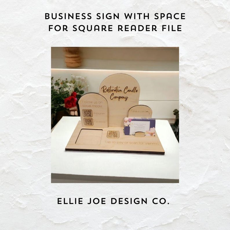 Digital Download** Square or Shopify Reader and Business Card QR Code ...