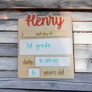 Digitaler Download - Back To School Zeichen SVG und PNG Datei Download, First Day of School Zeichen Datei für Laser