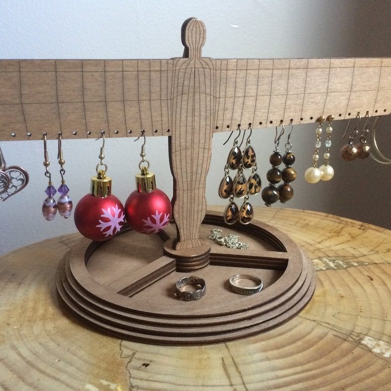 Earrings holder-Angel of the North
