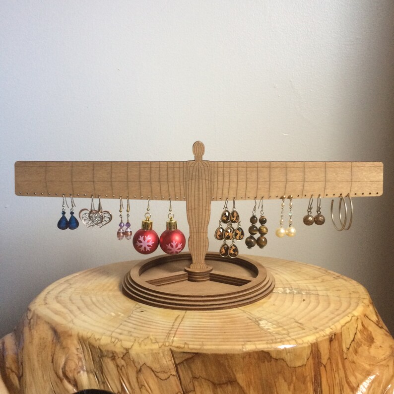 Earrings holder-Angel of the North
