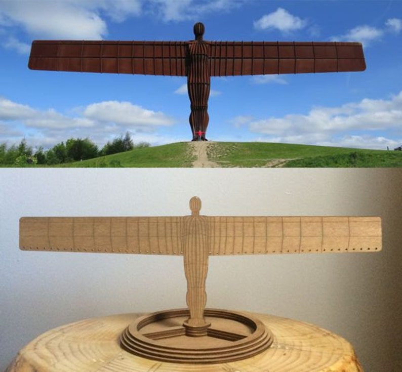 Earrings holder-Angel of the North