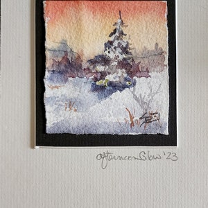 Original Art | Not a print &quot;Afternoon Glow&quot; Original Watercolor Painting