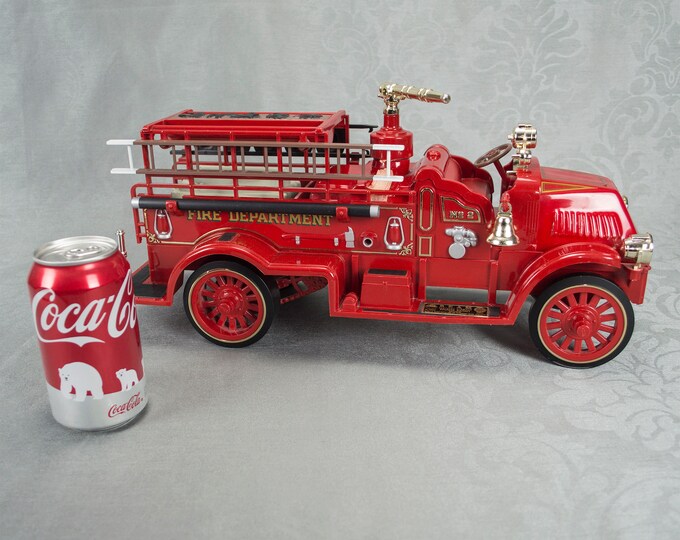 Jim Beam Mack bulldog 1917 Fire Truck Decanter Etsy