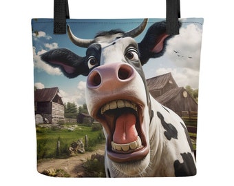 Silly Cow Reusable Shoulder Bag