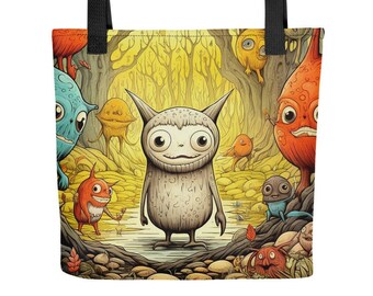 Forest Creature Tote bag