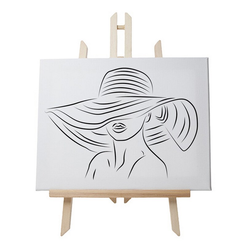 reusable stencil woman stencil paint party stencil paint etsy