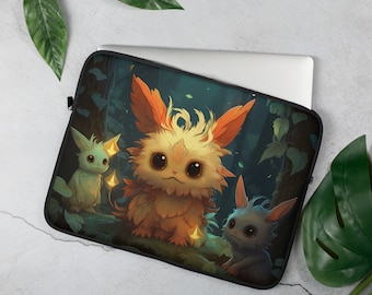 Cute Pokeball-like Creature Laptop Sleeve