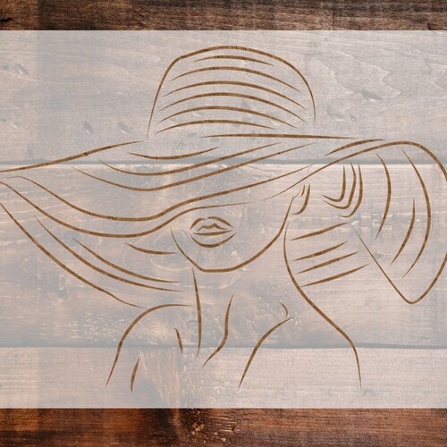 Reusable Stencil Woman Stencil Paint Party Stencil Paint Etsy