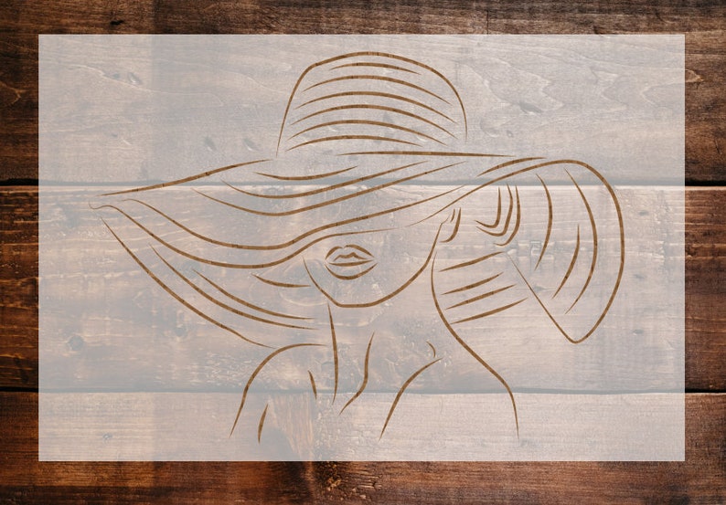 Paper, Party & Kids Kids' Crafts Reusable Stencil Paint Your Own Canvas Woman Stencil Paint