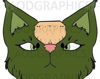 Kitten Coloring Page Instant Download