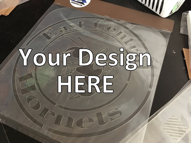 Custom Stencil Designs Create A Custom Stencil Etsy