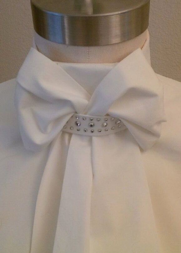 The ISABELL Show Hack Dressage Stock Tie Dickie With - Etsy