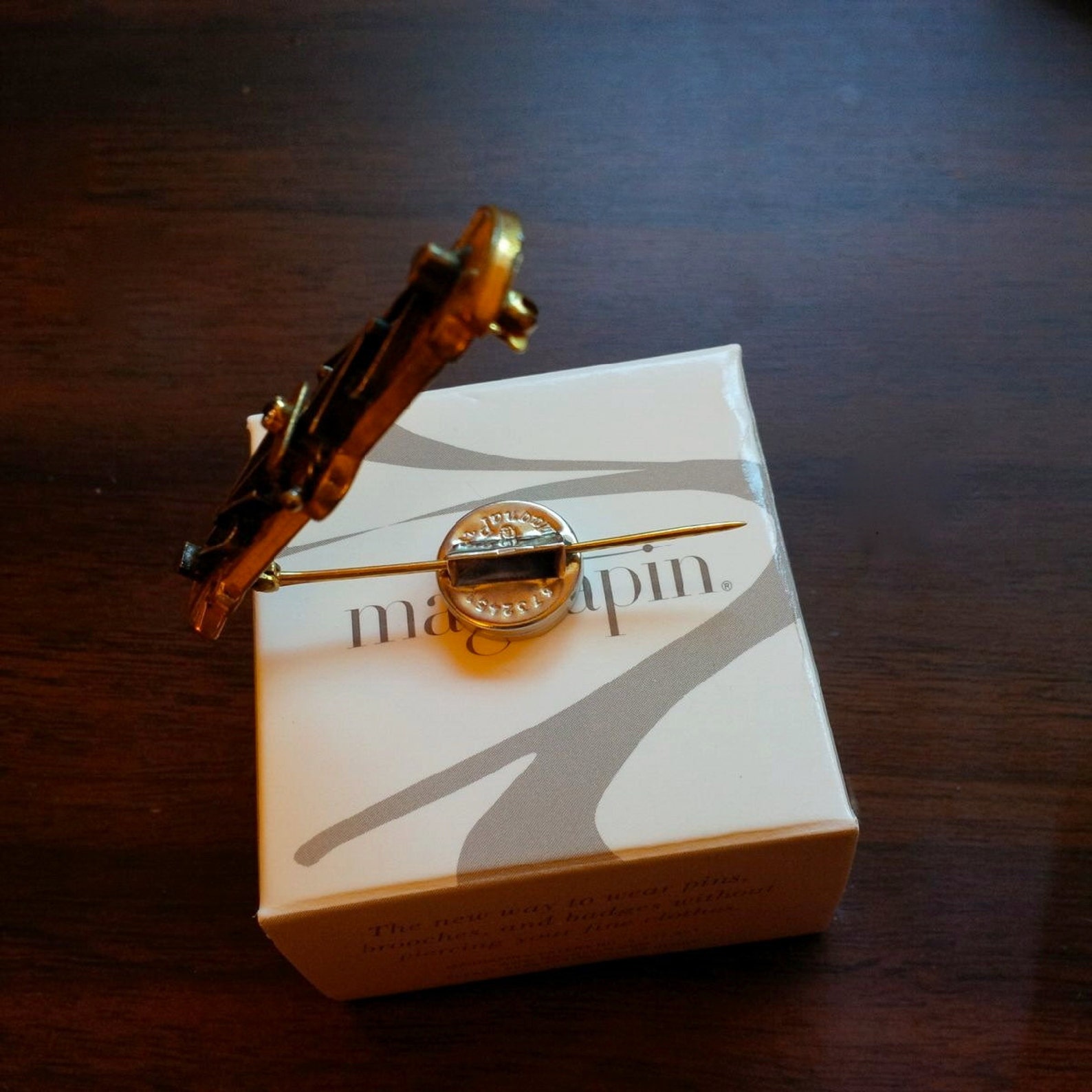 Magnapin for Brooches With Pin Closures... Saves Your Etsy