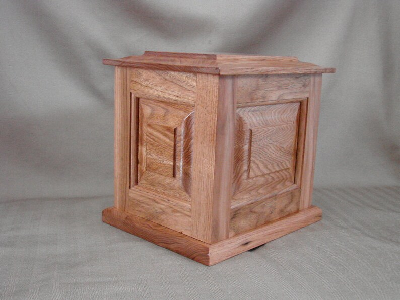 Adult Cremation Urn Wood Urn Butternut Full Size Memory Etsy