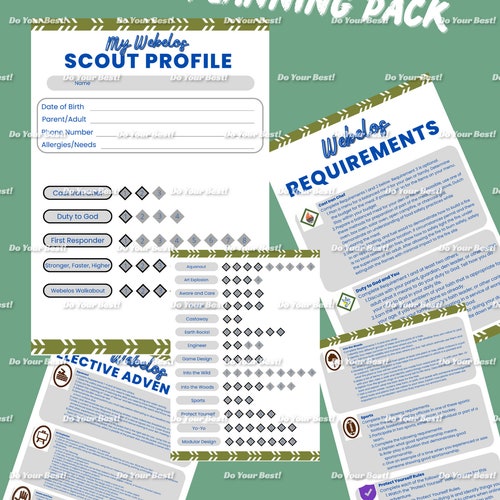 Cub Scout Den Leader Printable Planner Etsy Cub Scout Den Leader Printable Planner Etsy