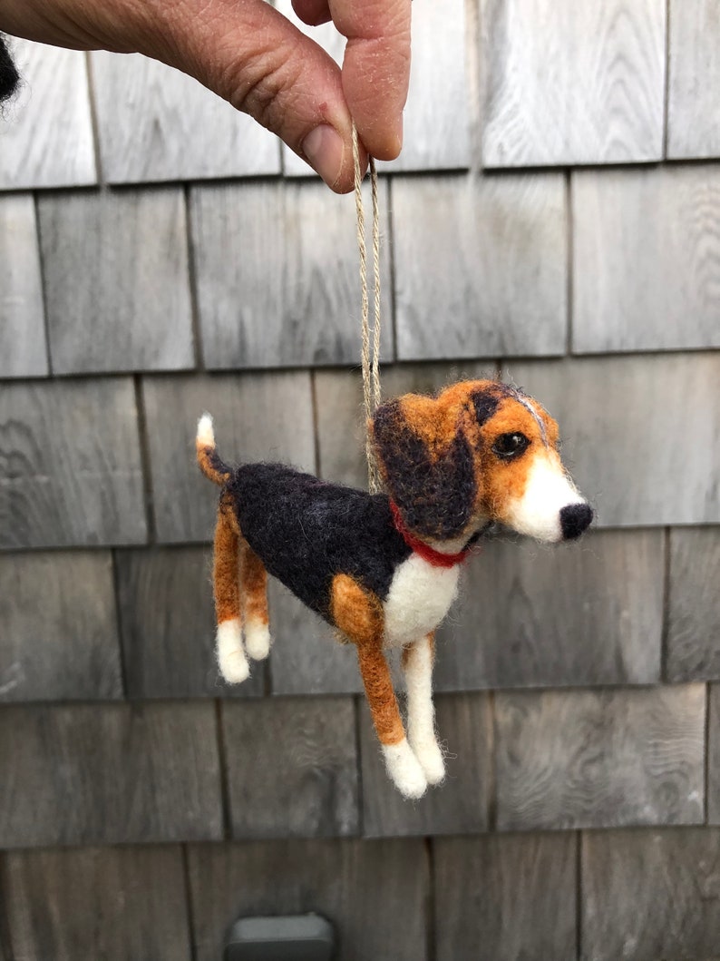 Custom Needlefelted Dog Portrait // Pet Portrait image 9