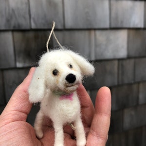 Custom Needlefelted Dog Portrait // Pet Portrait image 4