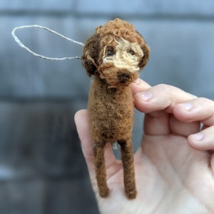 Custom Needlefelted Dog Portrait // Pet Portrait image 1