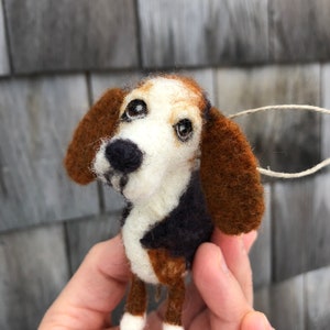 Custom Needlefelted Dog Portrait // Pet Portrait image 3