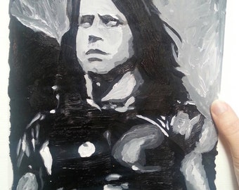 Print of original Glenn Danzig painting