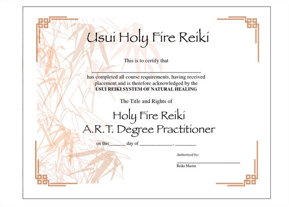 Iarp Reiki Certificate Service