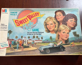 Sweet Valley High Board Game Complete English Version