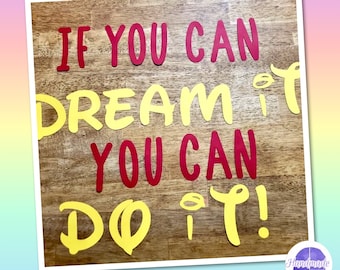 Mickey Mouse Inspired If You Can Dream It Bulletin Board / Perfect for Back to School