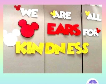 Mickey Mouse Inspired Kindness Bulletin Board / Perfect for Back to School