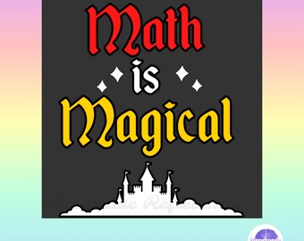 Mickey Mouse Inspired MATH is Magical  Bulletin Board / Perfect for Back to School