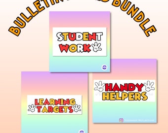 Mickey Mouse Inspired  Bulletin Board BUNDLE / Perfect for Back to School Disney