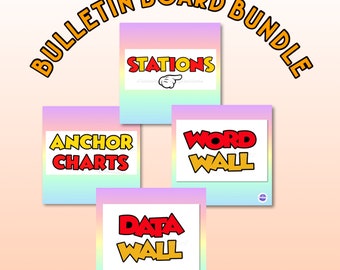 Mickey Mouse Inspired BUNDLE Bulletin Board / Perfect for Back to School