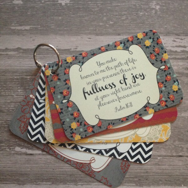 Scripture memory cards