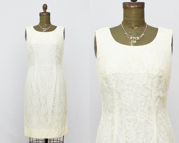 pale yellow lace dress