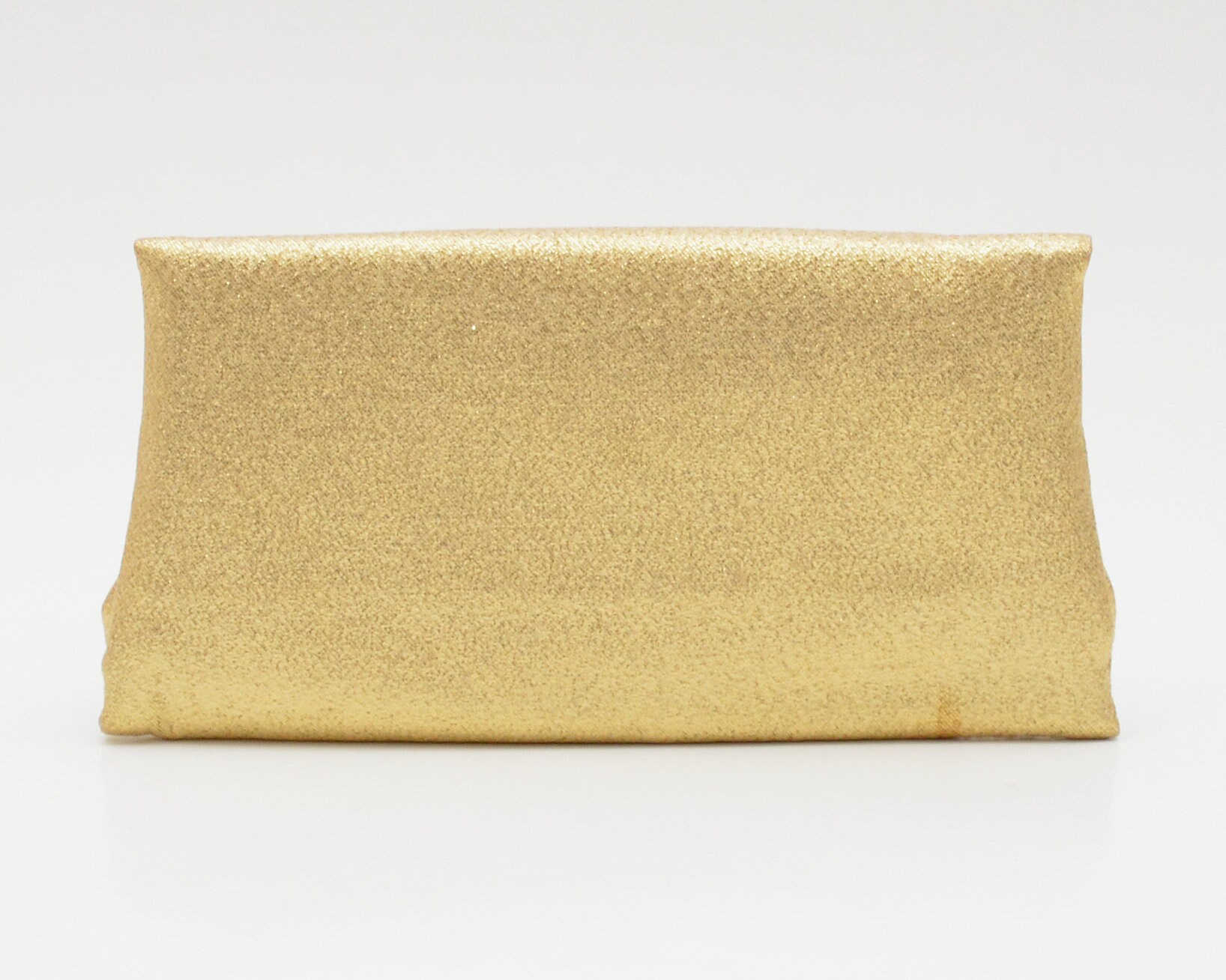 gold lame pocketbook