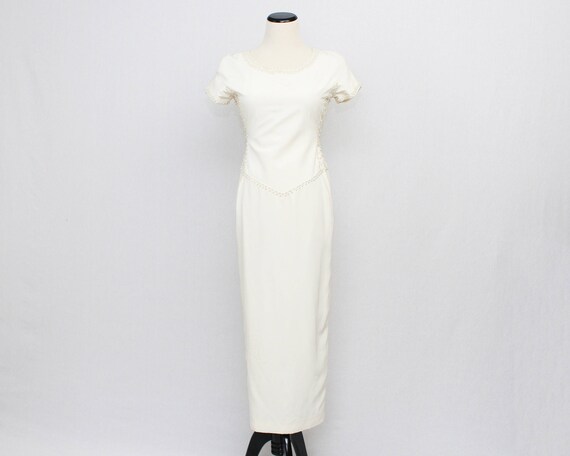 off white pencil dress