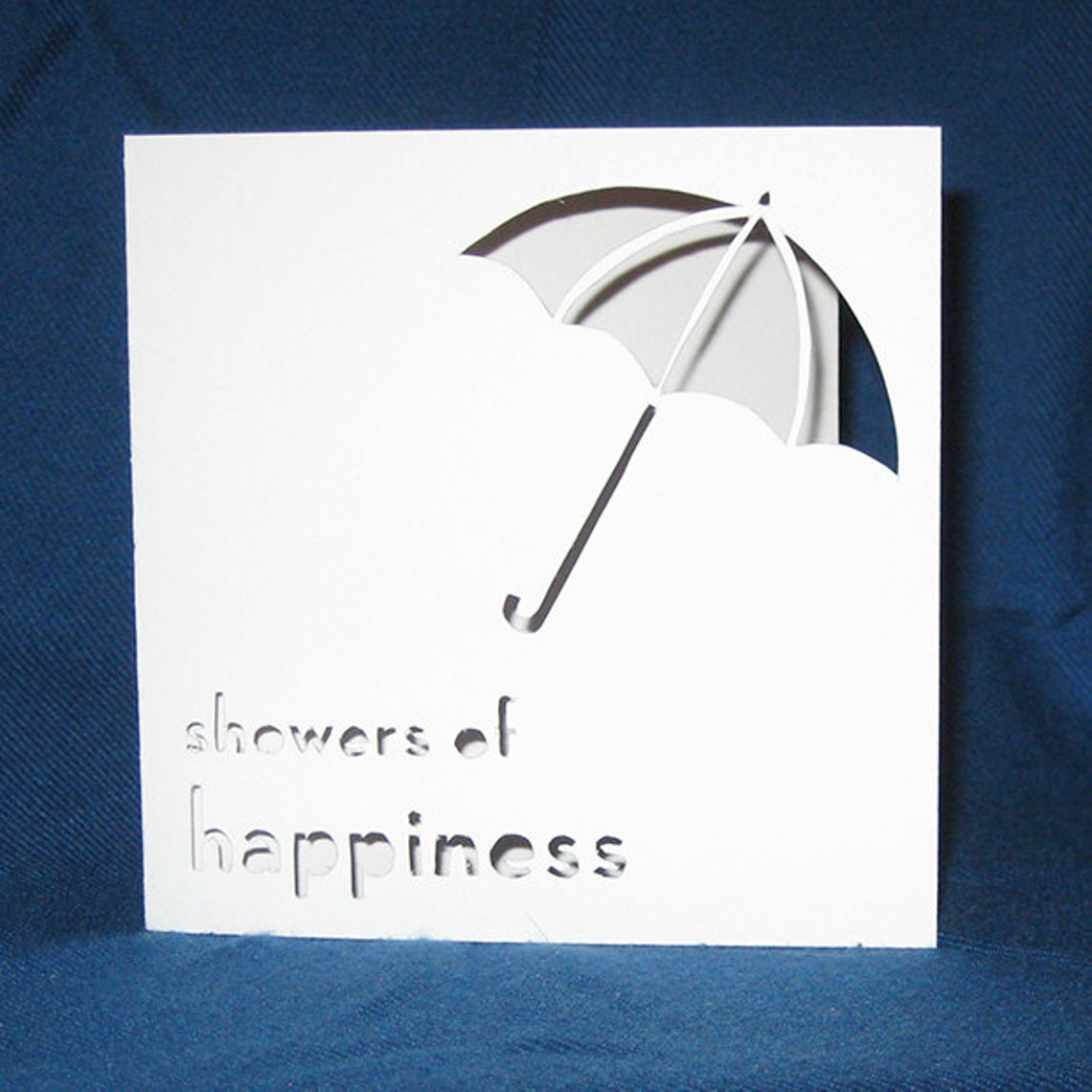 Showers of Happiness Card Wedding Shower Baby Shower Hand Etsy