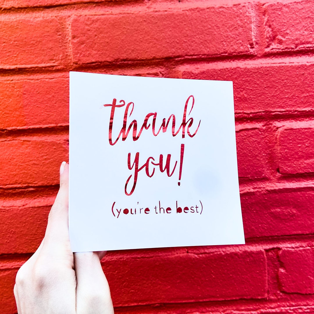 You're the Best Card Card for Friend Appreciation for Etsy